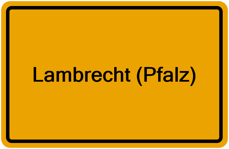 Handelsregisterauszug Lambrecht (Pfalz)